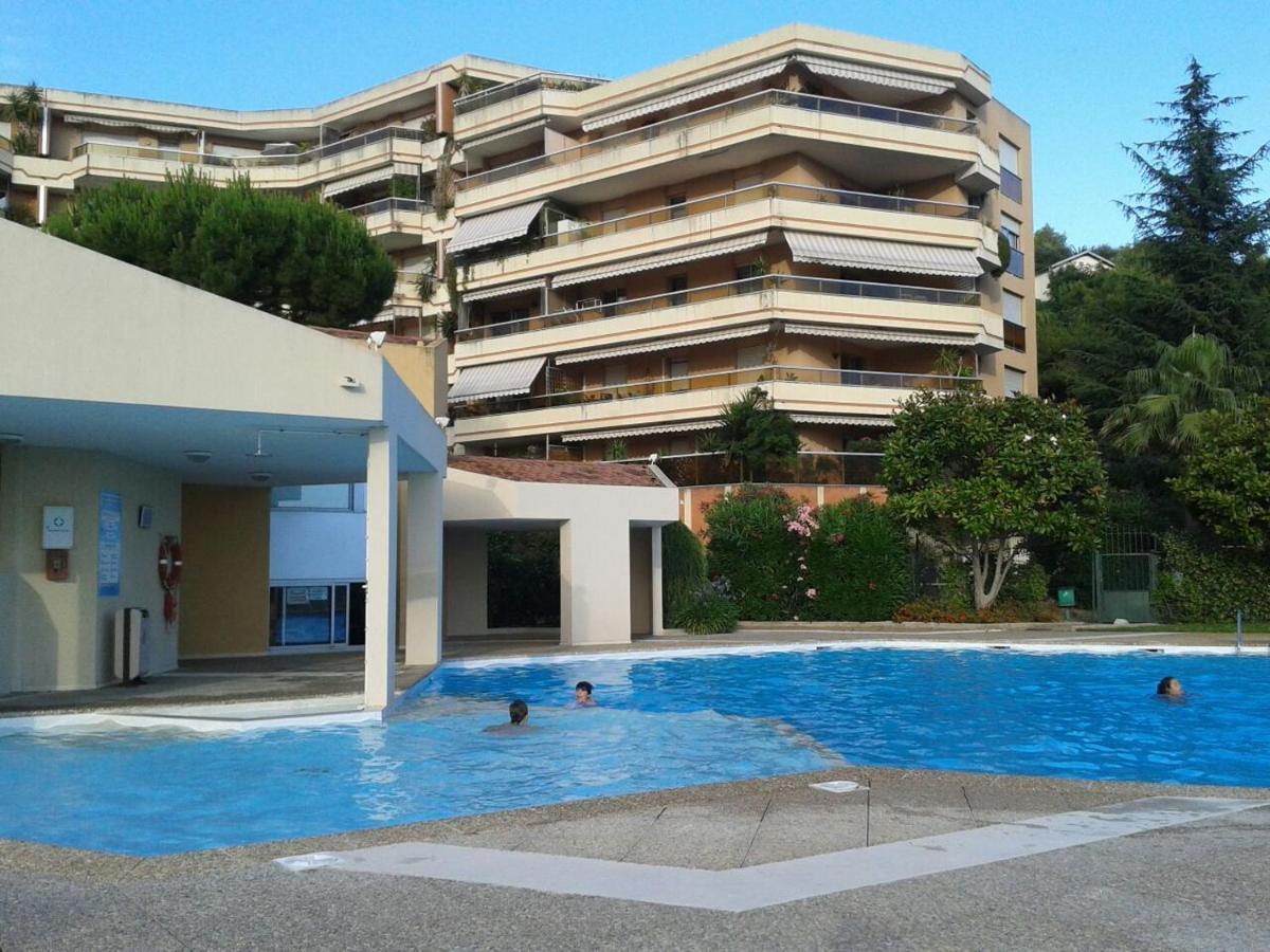 Studio Meuble Avec Piscine Nice Ouest Quartier Fabron Appartement Buitenkant foto